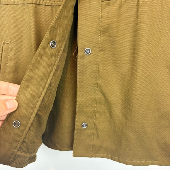 H&M TRF Khaki Ruffle Utility Jacket - Picture 9 of 15